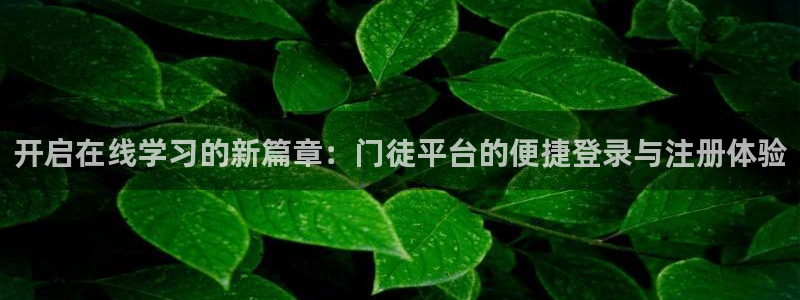 尊龙时凯零能源集团：开启在线学习的新篇章：门徒平台的便捷登录与注册体验