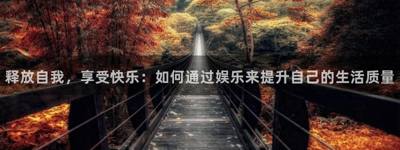 尊龙时凯体育4：释放自我，享受快乐：如何通过娱乐来提升自己的生活质量