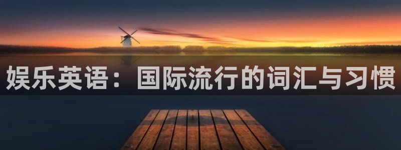 尊龙时凯4代理：娱乐英语：国际流行的词汇与习惯