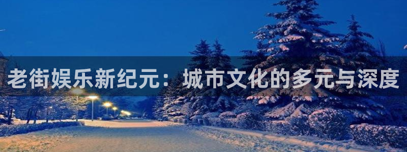 尊龙时凯体育平台总代理：老街娱乐新纪元：城市文化的多元与深度